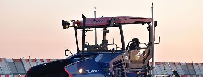 Guidage 3D pour chantiers routiers