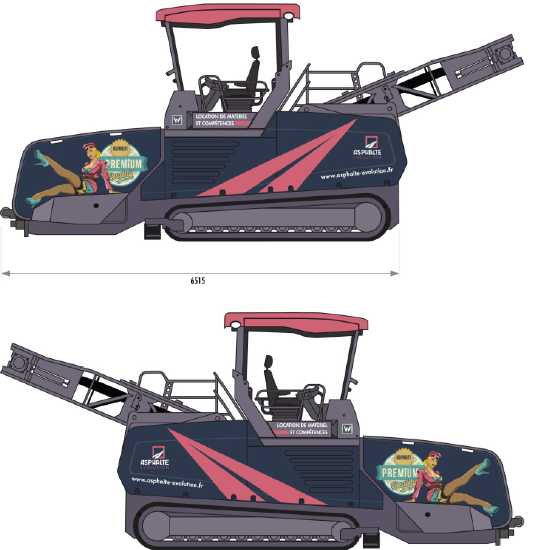 Dimensions de l'alimentateur VÖGELE MT 3000-2i Standard