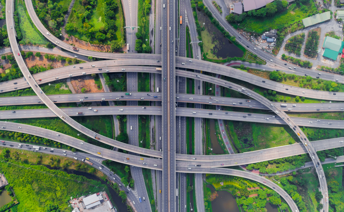 Un r&eacute;seau routier entretenu