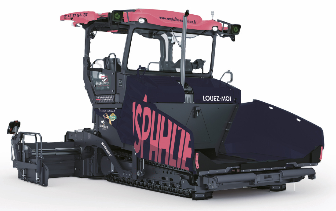Finisseur sur chenilles V&Ouml;GELE SUPER 1800-5i, un incontournable d'Asphalte Evolution