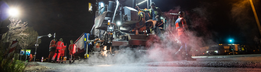 Préparation à la construction routière